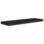 vidaXL Estantes flotantes de pared 2 uds MDF negro 80x23,5x3,8 cm vidaXL Estantes flotantes de pared 2 uds MDF negro 80x23,5x3,8 cm