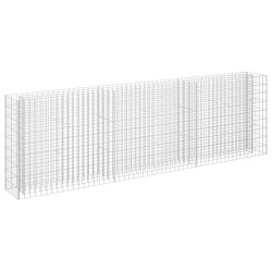 vidaXL Arriate de gaviones de acero galvanizado 270x30x90 cm