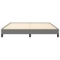vidaXL Estructura de cama tela gris oscuro 180x200 cm