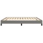 vidaXL Estructura de cama tela gris oscuro 180x200 cm