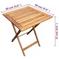 vidaXL Mesa y sillas bistró plegables 3 pzas madera maciza de acacia vidaXL Mesa y sillas bistró plegables 3 pzas madera maciza de acacia