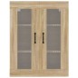 vidaXL Armario colgante de pared roble Sonoma 69,5x34x90 cm vidaXL Armario colgante de pared roble Sonoma 69,5x34x90 cm