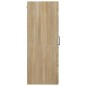 vidaXL Armario colgante de pared roble Sonoma 69,5x34x90 cm vidaXL Armario colgante de pared roble Sonoma 69,5x34x90 cm