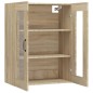vidaXL Armario colgante de pared roble Sonoma 69,5x34x90 cm vidaXL Armario colgante de pared roble Sonoma 69,5x34x90 cm