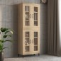 vidaXL Armario colgante de pared roble Sonoma 69,5x34x90 cm vidaXL Armario colgante de pared roble Sonoma 69,5x34x90 cm