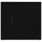 vidaXL Mesita de noche color negro 50x39x47 cm vidaXL Mesita de noche color negro 50x39x47 cm