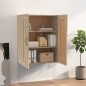 vidaXL Armario colgante de pared roble Sonoma 69,5x32,5x90 cm