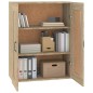 vidaXL Armario colgante de pared roble Sonoma 69,5x32,5x90 cm