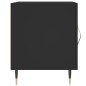 vidaXL Mesitas de noche 2 uds madera de ingeniería negro 40x40x50 cm vidaXL Mesitas de noche 2 uds madera de ingeniería negro 40x40x50 cm