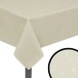 vidaXL Manteles de mesa 5 unidades crema 170x130 cm vidaXL Manteles de mesa 5 unidades crema 170x130 cm