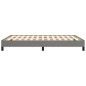 vidaXL Estructura de cama de tela gris oscuro 140x200 cm vidaXL Estructura de cama de tela gris oscuro 140x200 cm