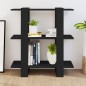 vidaXL Estantería/divisor de espacios negro 80x30x87 cm vidaXL Estantería/divisor de espacios negro 80x30x87 cm