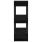 vidaXL Estantería/divisor de espacios negro 80x30x87 cm vidaXL Estantería/divisor de espacios negro 80x30x87 cm