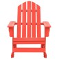 vidaXL Silla mecedora de jardín Adirondack madera maciza de abeto rojo vidaXL Silla mecedora de jardín Adirondack madera maciza de abeto rojo