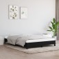 vidaXL Estructura de cama de tela negro 140x190 cm vidaXL Estructura de cama de tela negro 140x190 cm