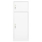 vidaXL Armario para sillas de montar acero blanco 53x53x140 cm vidaXL Armario para sillas de montar acero blanco 53x53x140 cm