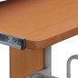 vidaXL Escritorio ordenador madera contrachapada marrón 110x52x88,5 cm