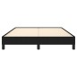 vidaXL Estructura de cama de tela negro 140x190 cm vidaXL Estructura de cama de tela negro 140x190 cm