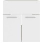 vidaXL Armario para lavabo contrachapada blanco roble 41x38,5x46 cm vidaXL Armario para lavabo contrachapada blanco roble 41x38,5x46 cm