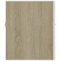 vidaXL Armario para lavabo contrachapada blanco roble 41x38,5x46 cm vidaXL Armario para lavabo contrachapada blanco roble 41x38,5x46 cm