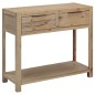 vidaXL Mesa consola de madera maciza de acacia 82x33x73 cm vidaXL Mesa consola de madera maciza de acacia 82x33x73 cm