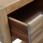 vidaXL Mesa consola de madera maciza de acacia 82x33x73 cm vidaXL Mesa consola de madera maciza de acacia 82x33x73 cm