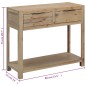 vidaXL Mesa consola de madera maciza de acacia 82x33x73 cm vidaXL Mesa consola de madera maciza de acacia 82x33x73 cm