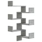 vidaXL Estanterías de esquina de pared 2 uds gris Sonoma 40x40x50 cm vidaXL Estanterías de esquina de pared 2 uds gris Sonoma 40x40x50 cm