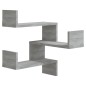 vidaXL Estanterías de esquina de pared 2 uds gris Sonoma 40x40x50 cm vidaXL Estanterías de esquina de pared 2 uds gris Sonoma 40x40x50 cm