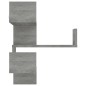 vidaXL Estanterías de esquina de pared 2 uds gris Sonoma 40x40x50 cm vidaXL Estanterías de esquina de pared 2 uds gris Sonoma 40x40x50 cm
