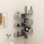 vidaXL Estanterías de esquina de pared 2 uds gris Sonoma 40x40x50 cm vidaXL Estanterías de esquina de pared 2 uds gris Sonoma 40x40x50 cm