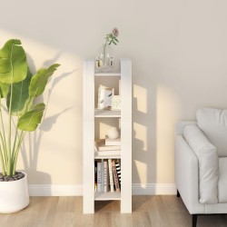 vidaXL Estantería/divisor de espacios madera pino blanco 41x35x125 cm
