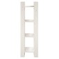vidaXL Estantería/divisor de espacios madera pino blanco 41x35x125 cm vidaXL Estantería/divisor de espacios madera pino blanco 41x35x125 cm