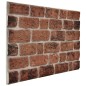 vidaXL Paneles de pared 3D 10 uds diseño de ladrillo EPS marrón oscuro vidaXL Paneles de pared 3D 10 uds diseño de ladrillo EPS marrón oscuro