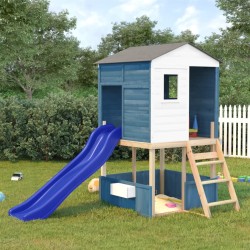    vidaXL Tobogán infantil polipropileno azul 175x38x23 cm