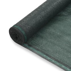 vidaXL Toldo para pista de tenis HDPE 2x50 m verde