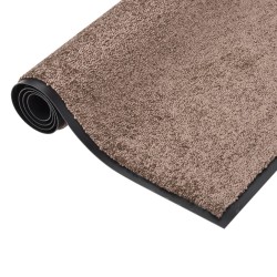 vidaXL Felpudo marrón 80x120 cm
