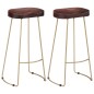 vidaXL Taburetes de cocina gavin 2 unidades madera maciza de mango vidaXL Taburetes de cocina gavin 2 unidades madera maciza de mango