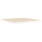 vidaXL Estructura de cama de madera maciza de pino blanco 200x200 cm vidaXL Estructura de cama de madera maciza de pino blanco 200x200 cm