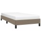 vidaXL Estructura de cama de tela gris taupe 100x200 cm vidaXL Estructura de cama de tela gris taupe 100x200 cm