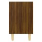 vidaXL Mesitas de noche 2 uds con patas madera marrón roble 40x30x50cm vidaXL Mesitas de noche 2 uds con patas madera marrón roble 40x30x50cm