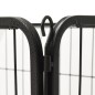vidaXL Corral para perros cachorros acero 91,5x59x61 cm vidaXL Corral para perros cachorros acero 91,5x59x61 cm