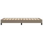 vidaXL Estructura de cama de tela gris taupe 100x200 cm vidaXL Estructura de cama de tela gris taupe 100x200 cm