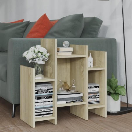 vidaXL Armario auxiliar madera contrachapada roble Sonoma 60x26x60 cm