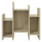 vidaXL Armario auxiliar madera contrachapada roble Sonoma 60x26x60 cm