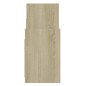 vidaXL Armario auxiliar madera contrachapada roble Sonoma 60x26x60 cm