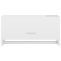 vidaXL Armario de madera contrachapada blanco brillante 70x32,5x35 cm vidaXL Armario de madera contrachapada blanco brillante 70x32,5x35 cm
