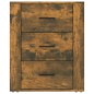 vidaXL Mesita de noche madera contrachapada roble ahumado 50x36x60 cm vidaXL Mesita de noche madera contrachapada roble ahumado 50x36x60 cm