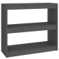 vidaXL Estantería/divisor de espacios madera pino gris 80x30x71,5 cm vidaXL Estantería/divisor de espacios madera pino gris 80x30x71,5 cm