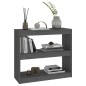 vidaXL Estantería/divisor de espacios madera pino gris 80x30x71,5 cm vidaXL Estantería/divisor de espacios madera pino gris 80x30x71,5 cm